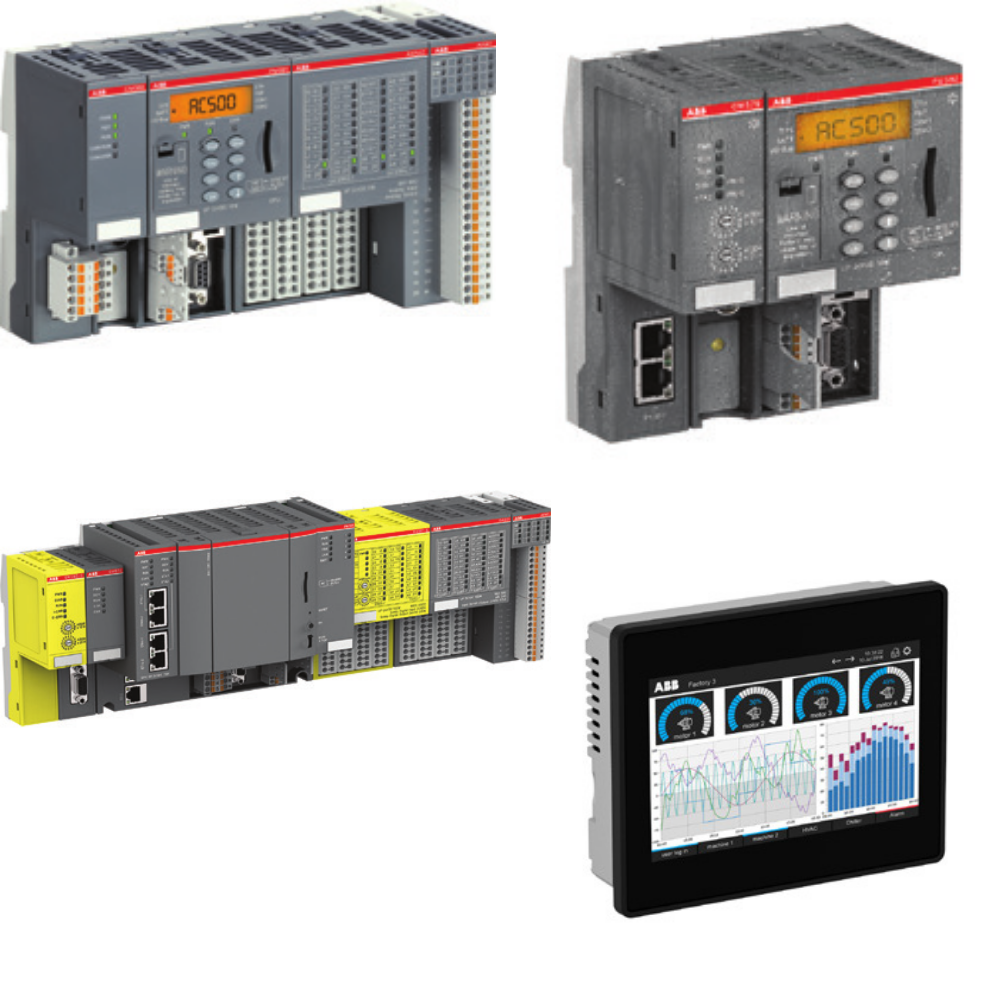 Контролери и HMI панели от серия AC500