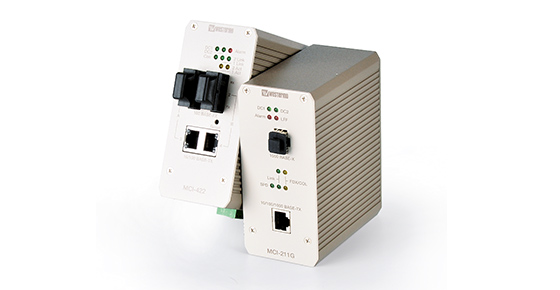 Индустриални конвертори- Ethernet към оптика